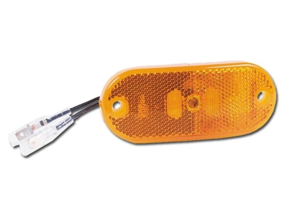 Jokon sivuvalo led 12v keltainen Sivuvalo jokon 12v led johto 100mm